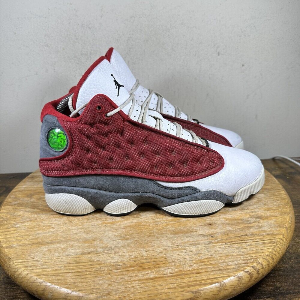 Nike Air Jordan 13 XIII GS Red White‎ 884129-600 Shoes Women's Size 8.5